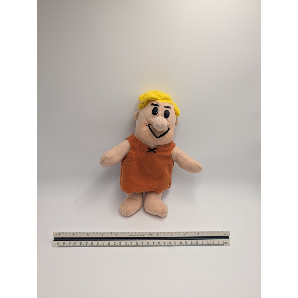 Vintage Barney Rubble Plush The Flintstones Hanna-Barbera Cartoon Toy 8 Inch